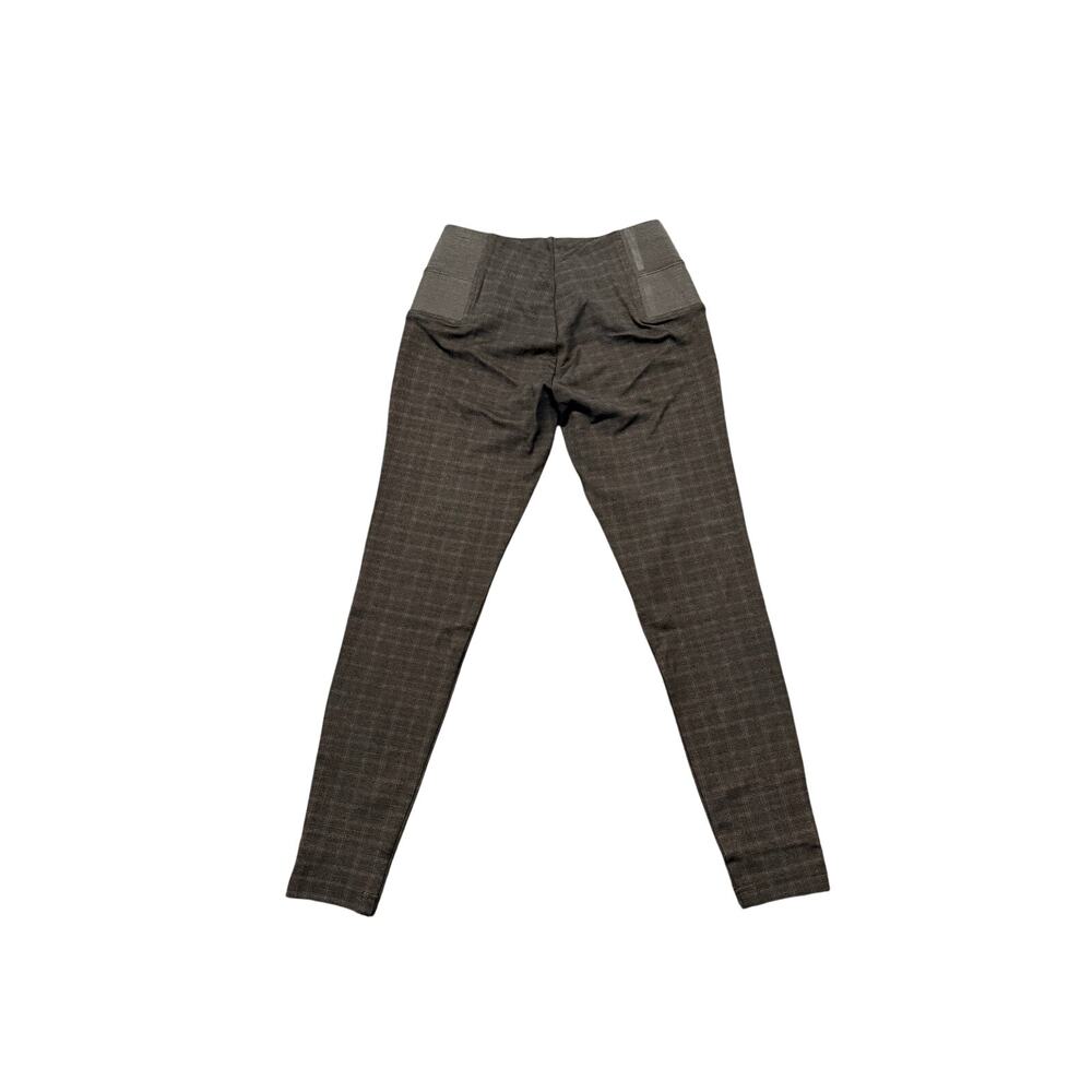 Kut From The Kloth JOAN Skinny Check Ponte pants black brown Size Small